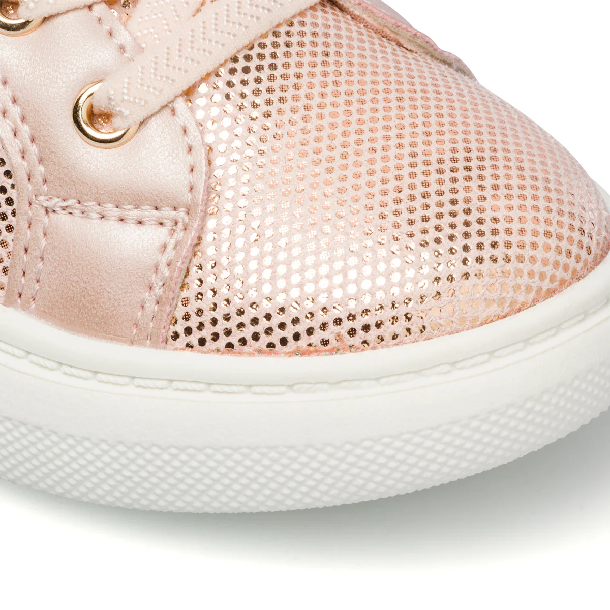 Sneakers alte rosa metallizzato da bambina con unicorno Le scarpe di Alice - Image 5