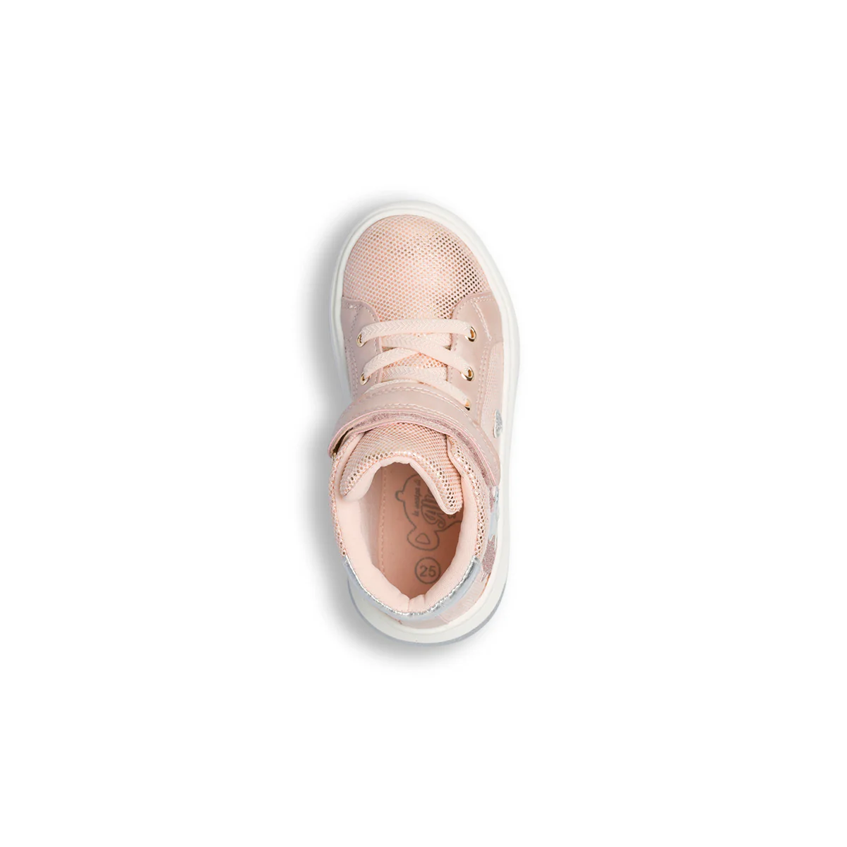 Sneakers alte rosa metallizzato da bambina con unicorno Le scarpe di Alice - Image 8