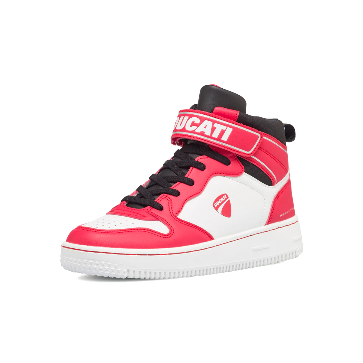 Sneakers alte rosse e bianche da bambino Ducati Barsaba 3 PS - Image 2