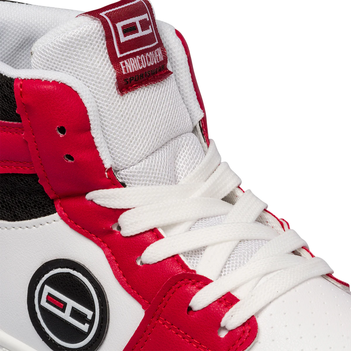 Sneakers alte rosse e bianche da ragazzo Enrico Coveri Lollipop - Image 7