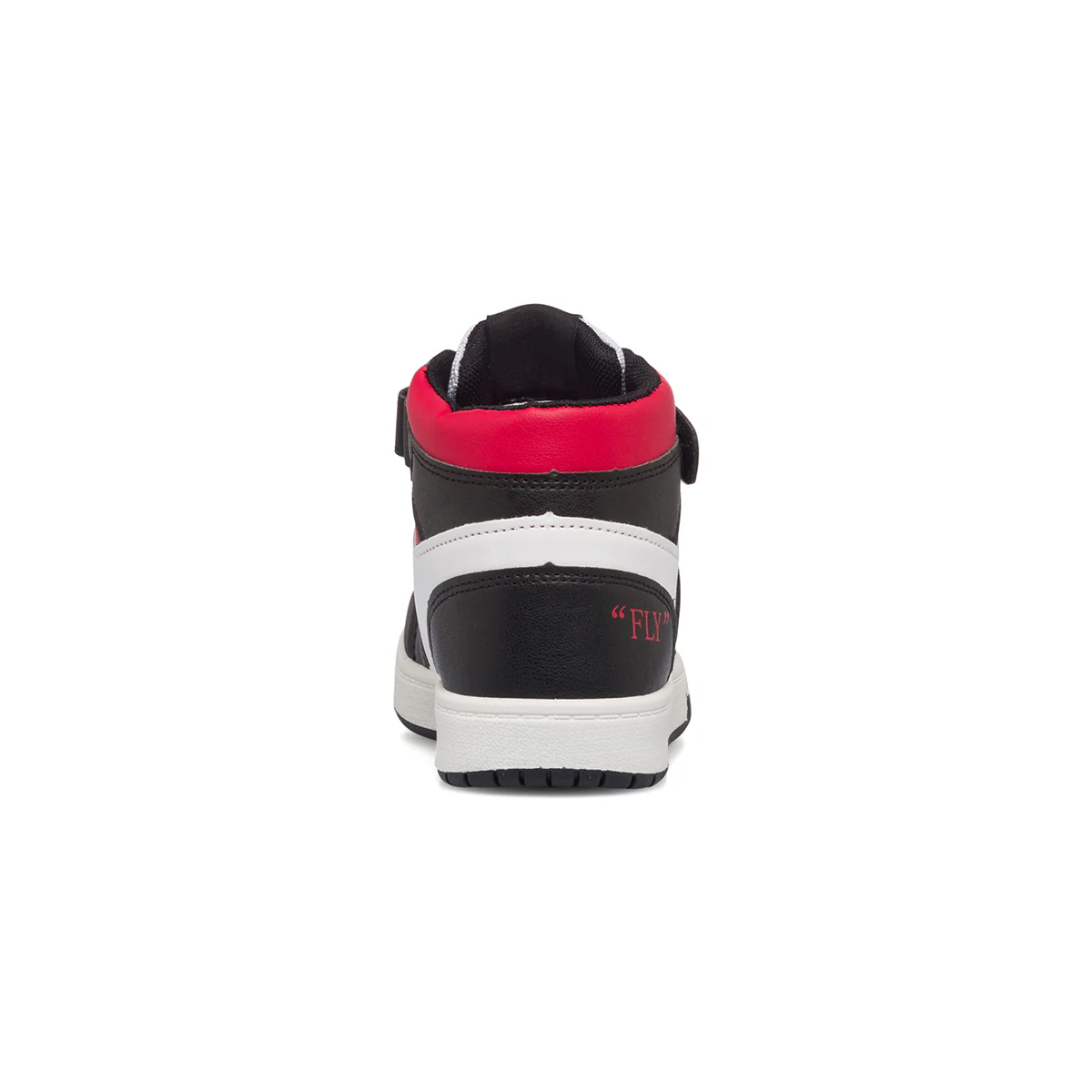 Sneakers alte rosse e nere da bambino Enrico Coveri Basket - Image 4