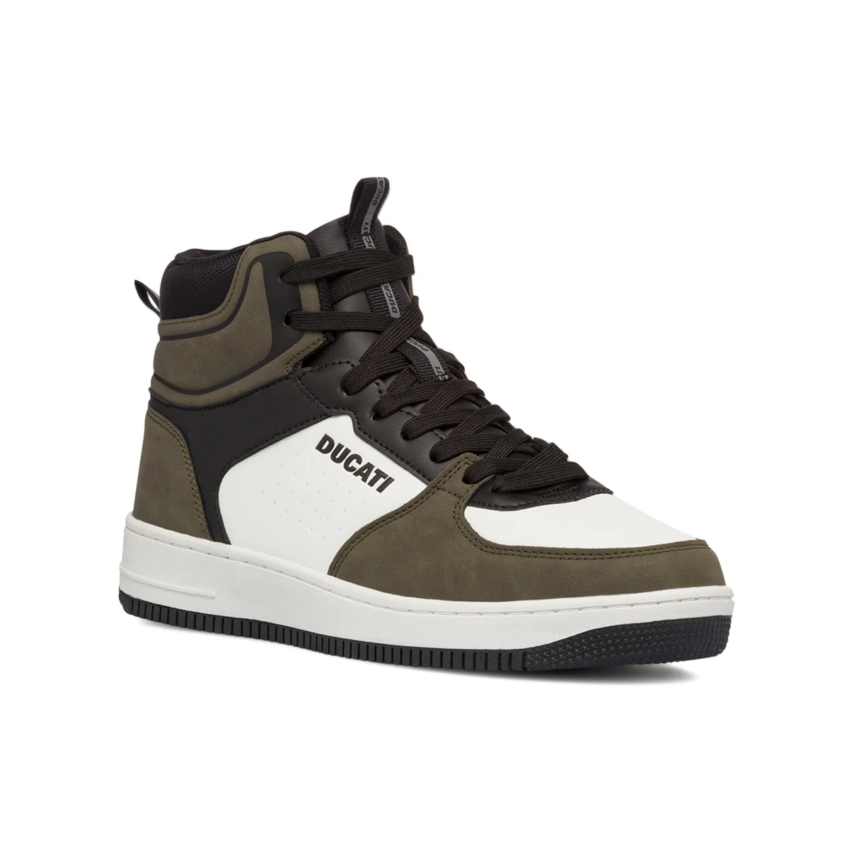 Sneakers alte verdi, bianche e nere da uomo Ducati Sepang 6 - Image 2