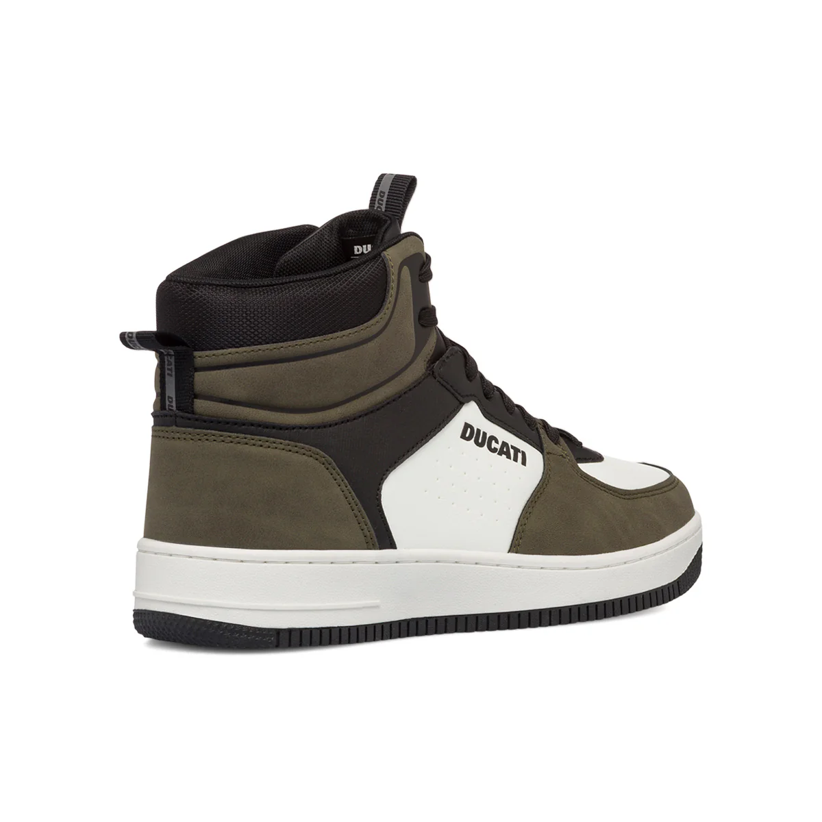 Sneakers alte verdi, bianche e nere da uomo Ducati Sepang 6 - Image 3
