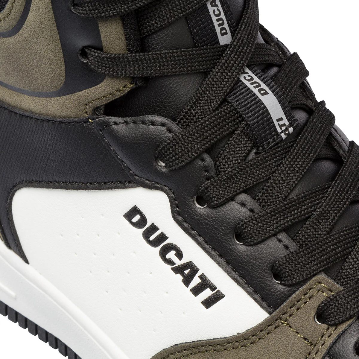 Sneakers alte verdi, bianche e nere da uomo Ducati Sepang 6 - Image 6