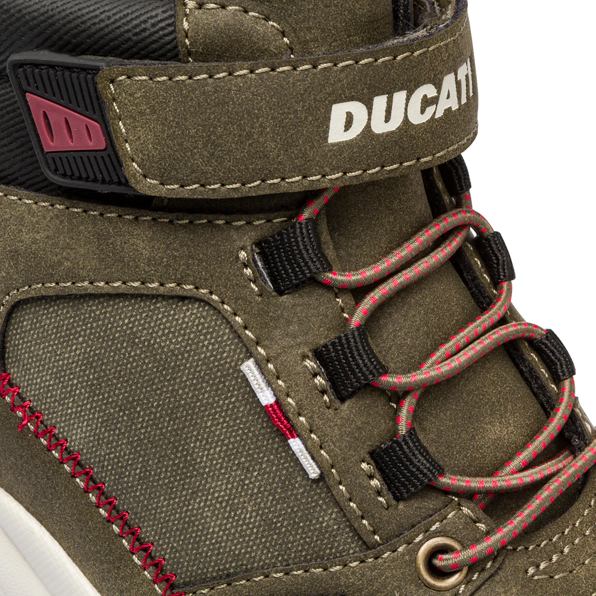 Sneakers alte verdi da bambino con logo laterale Ducati - Image 6