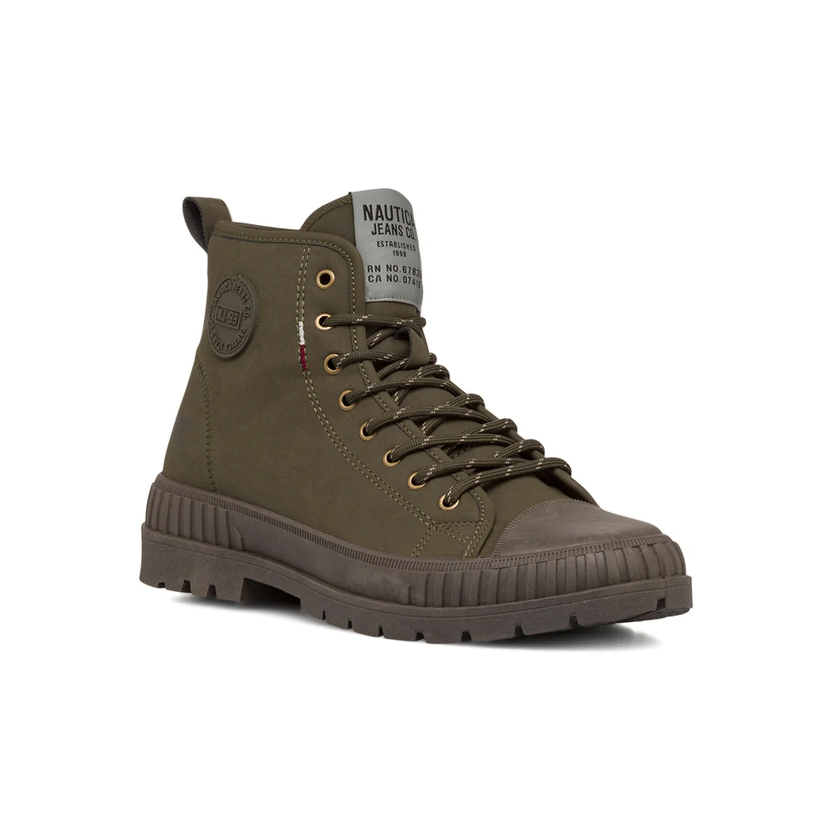 Sneakers alte verdi da uomo con suola carrarmato Nautica - Image 2