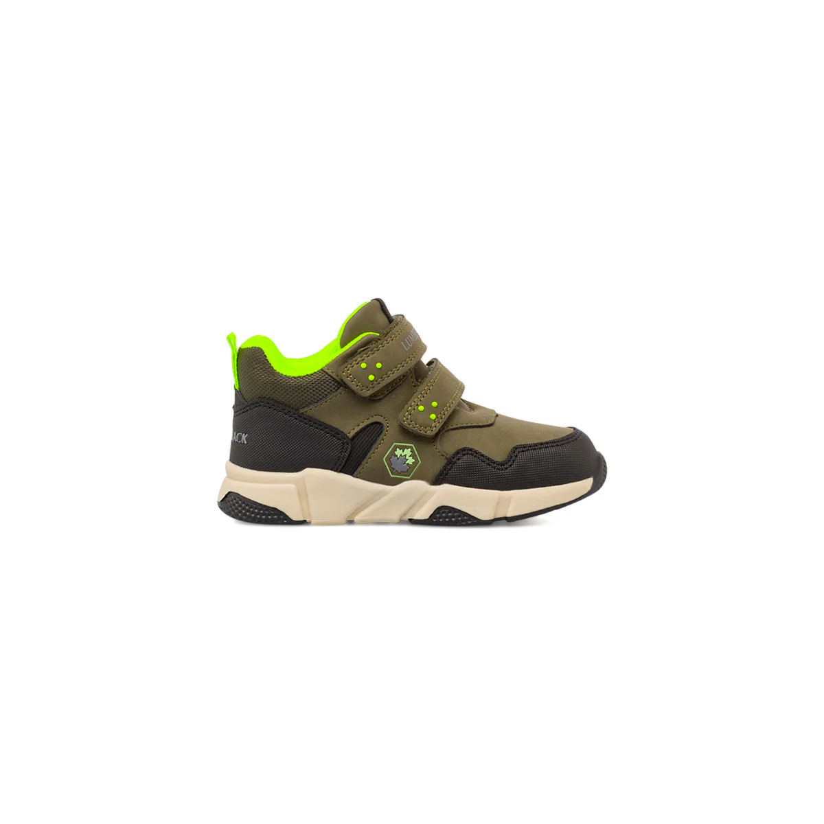 Sneakers alte verdi militare da Bambino Lumberjack