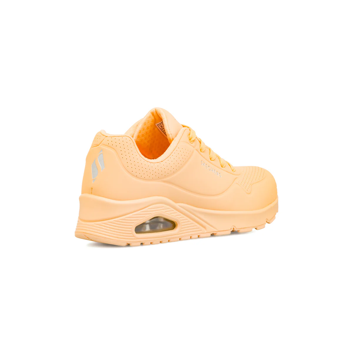Sneakers Arancione Pesca da Donna Skechers Uno - Image 3