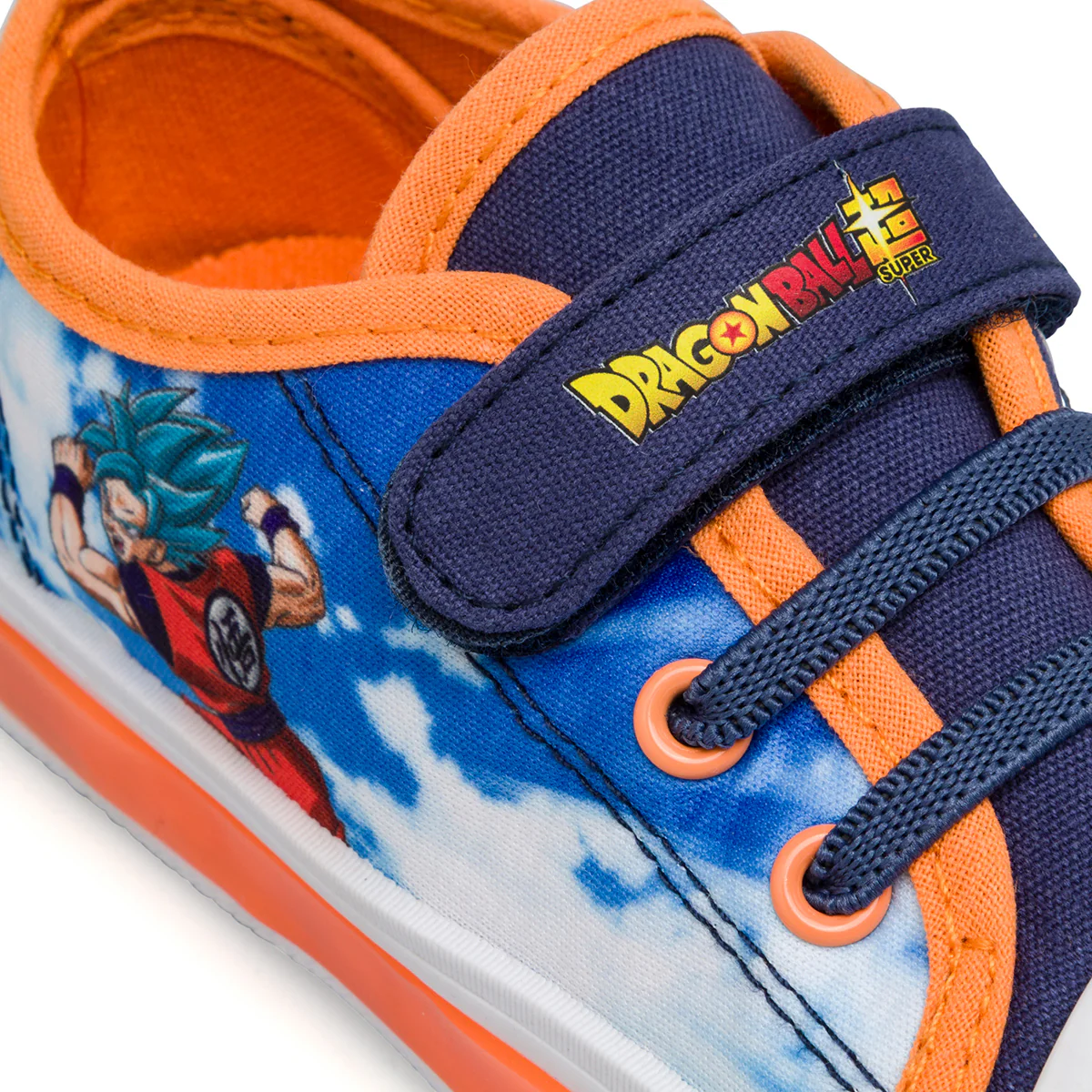 Sneakers arancioni e blu da Ragazzo con luci Dragon Ball - Image 4