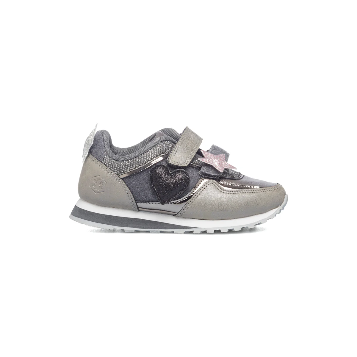 Sneakers argento con dettagli glitterati Lumberjack Lolle