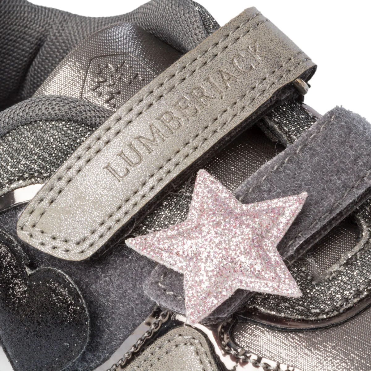 Sneakers argento con dettagli glitterati Lumberjack Lolle - Image 6