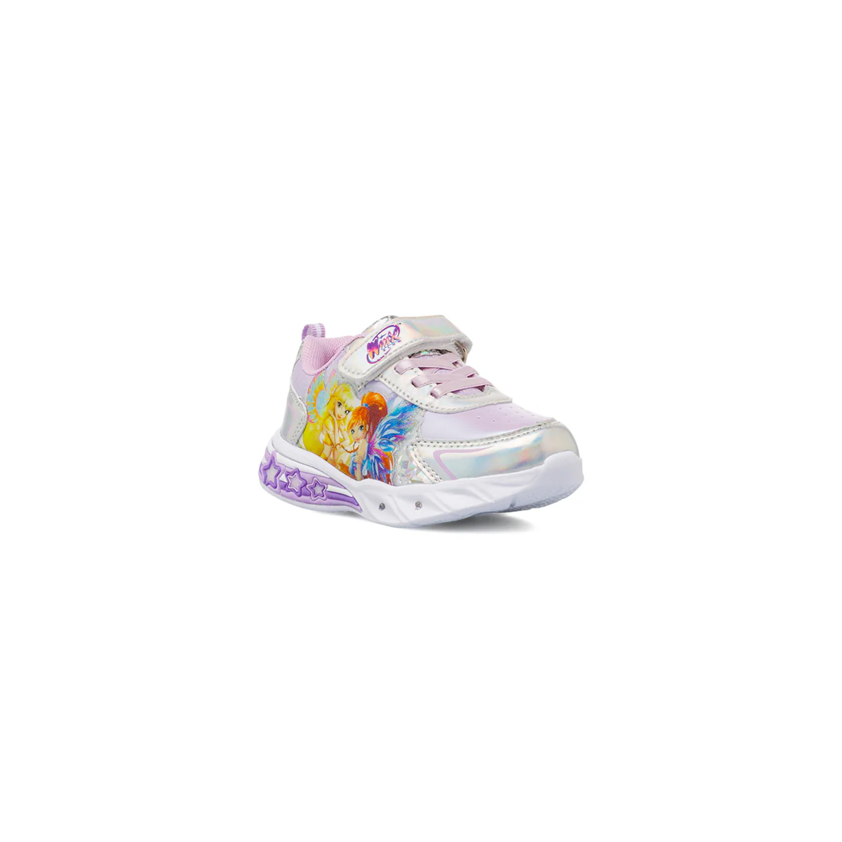 Sneakers argento con Luci e stampa Winx da Bambina - Image 2