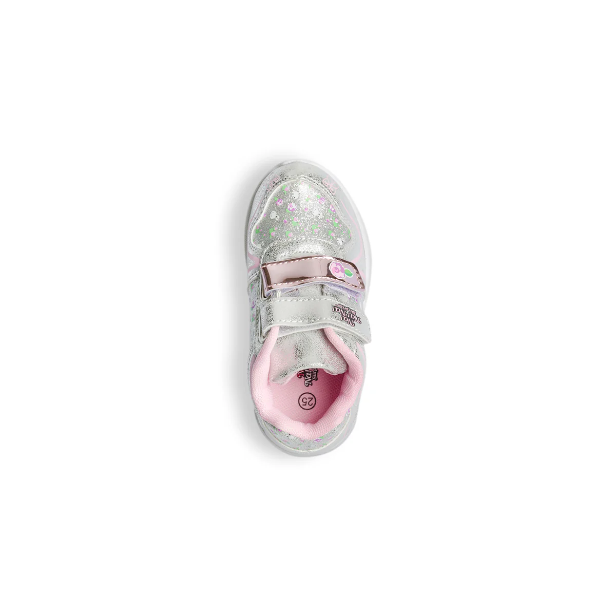 Sneakers argento con luci sulla suola e stampa Na Na Na Surprise - Image 8