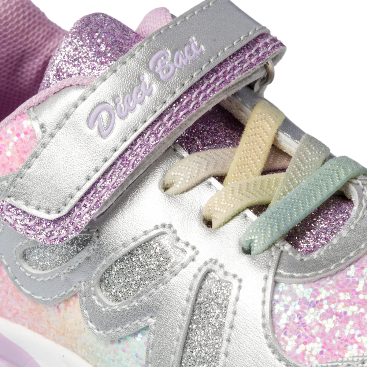 Sneakers argento con luci sulla suola Le scarpe di Alice - Image 6