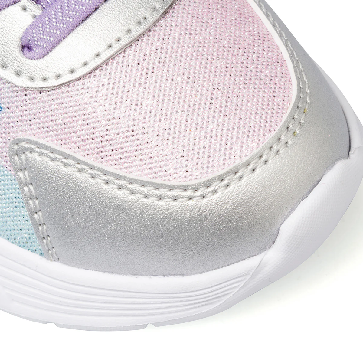 Sneakers argento da bambina con glitter e cuoricini Le scarpe di Alice - Image 5