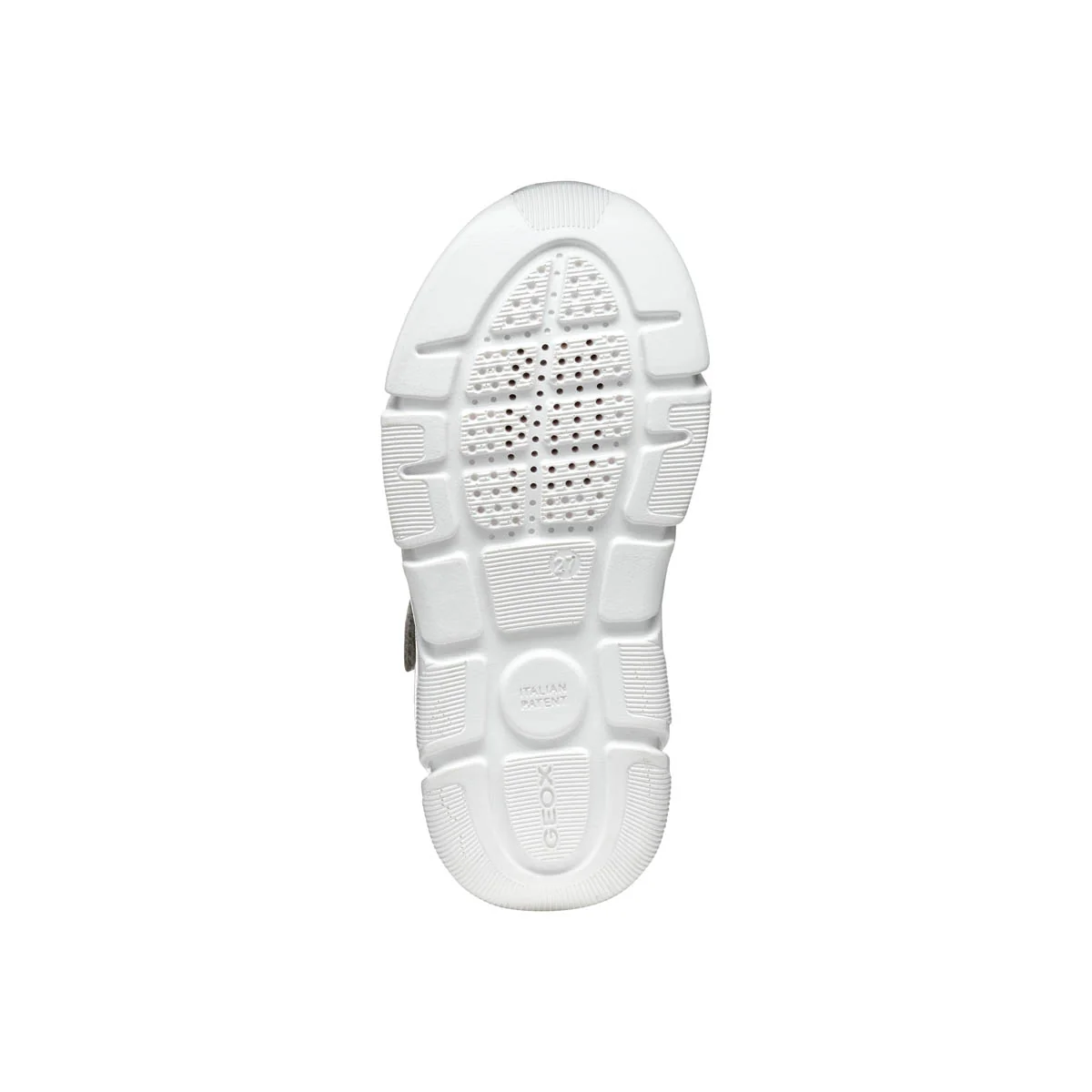 Sneakers argento da Bambina con tramatura stelle e suola traspirante Geox - Image 6
