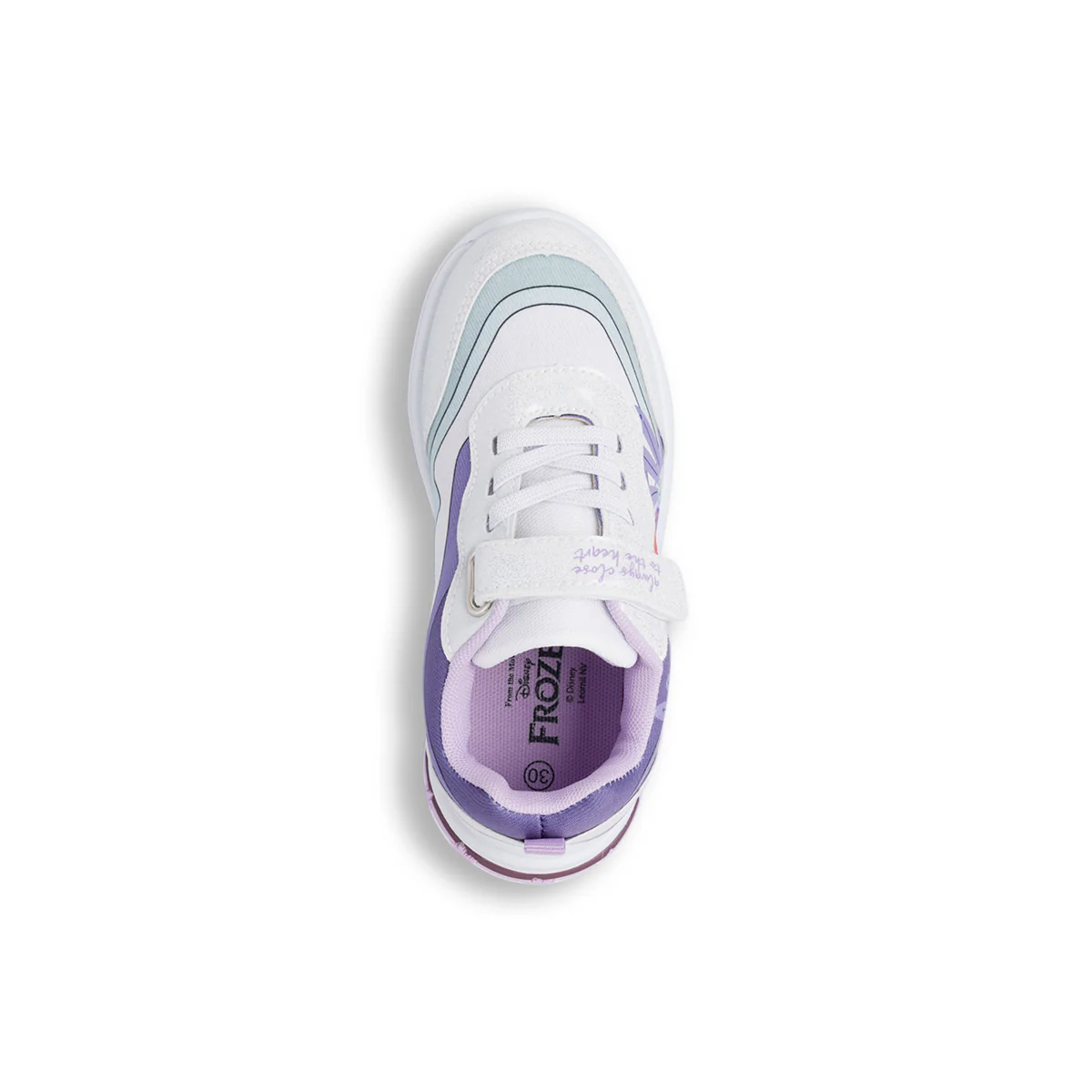 Sneakers Argento da Bambina Frozen con Luci e Glitter - Image 5