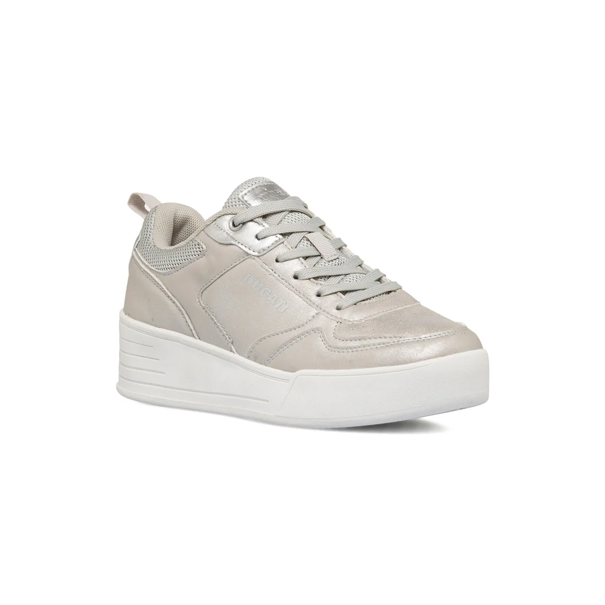 Sneakers argento da donna con logo laterale Ducati Sepang W 2 - Image 2