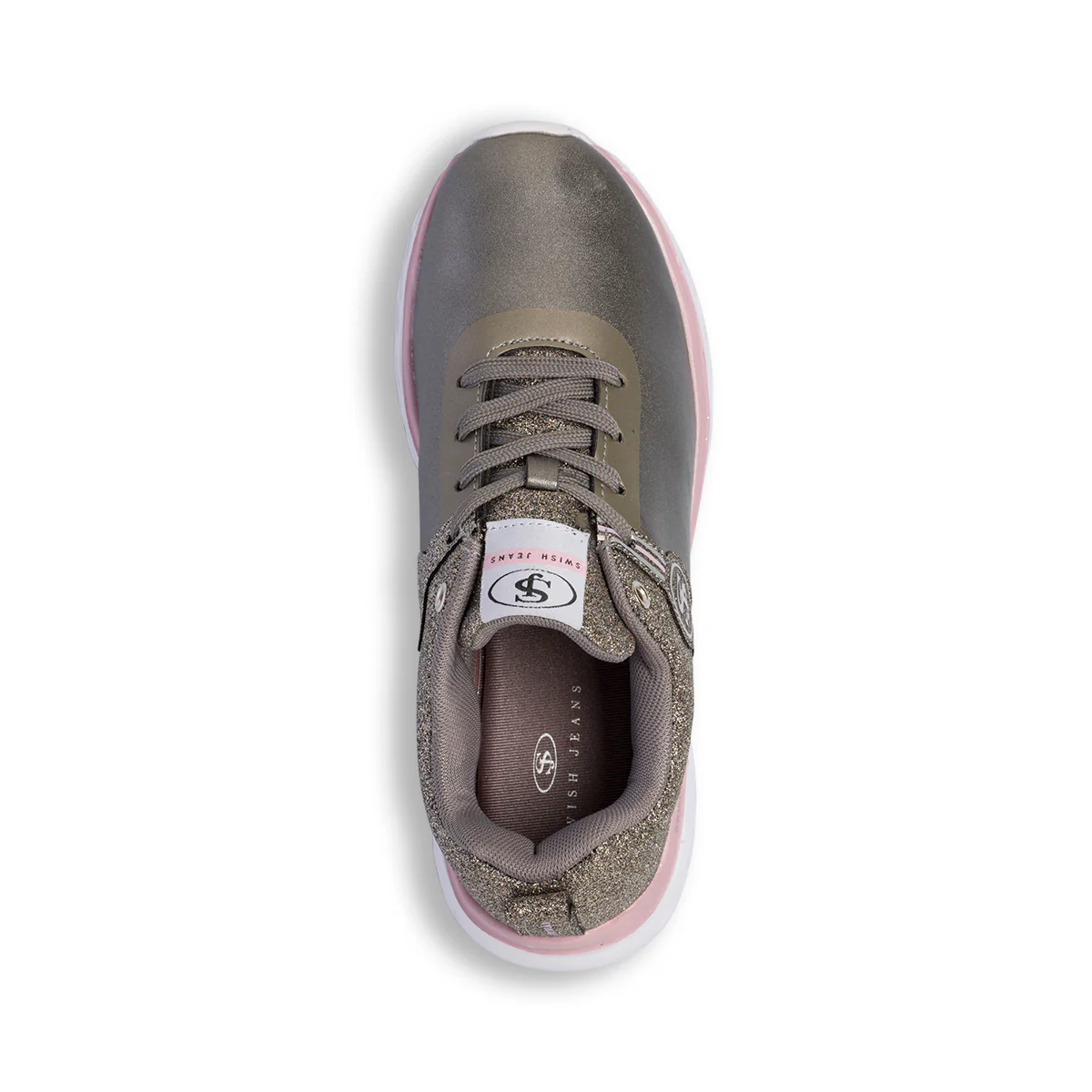 Sneakers argento glitterate da donna Swish Jeans - Image 5