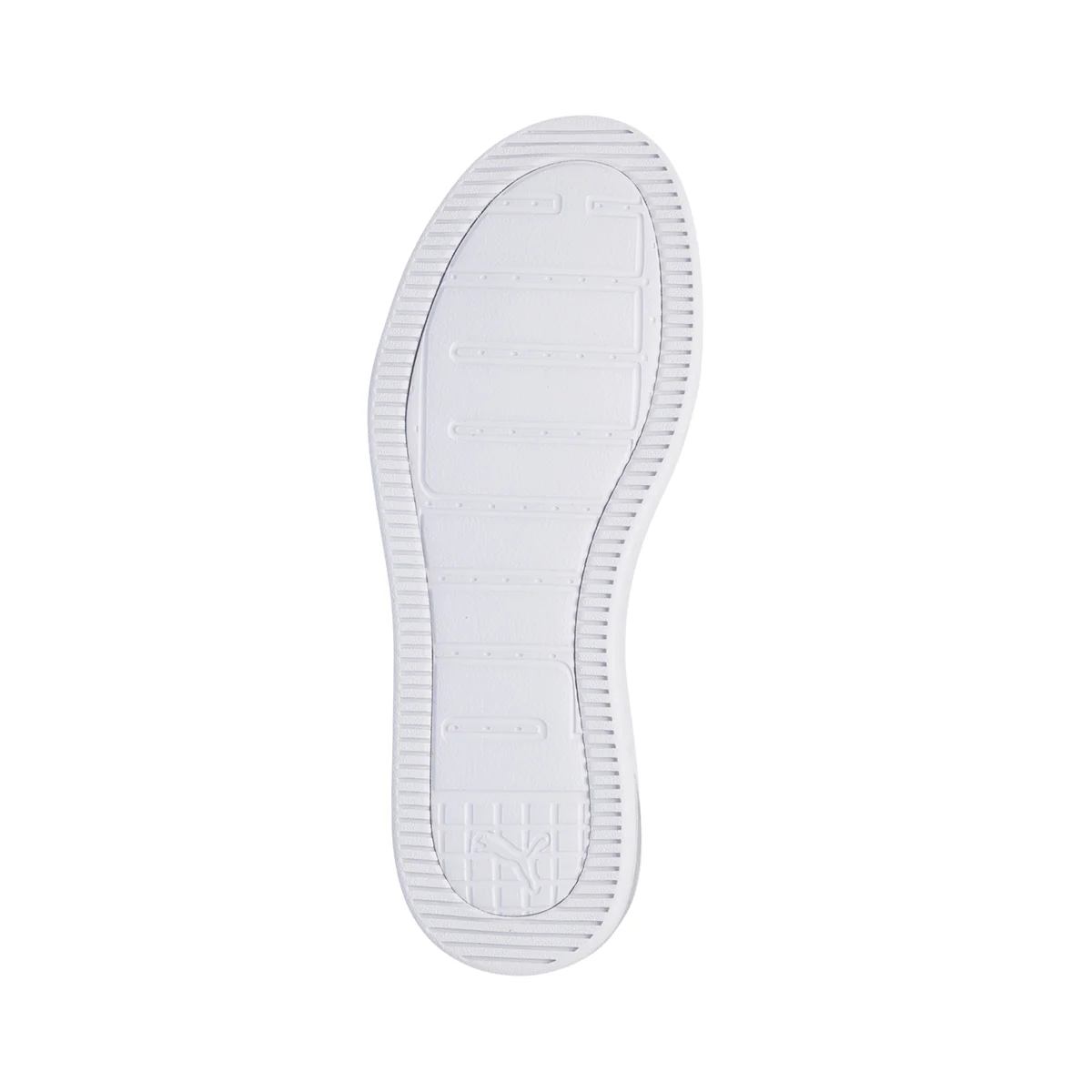 Sneakers argento in pelle con zeppa Puma Skye Wedge Metallic - Image 4