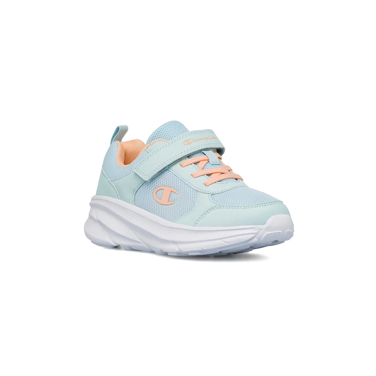 Sneakers azzurre da Bambina con chiusura a strappo Champion PS Low Cut - Image 2
