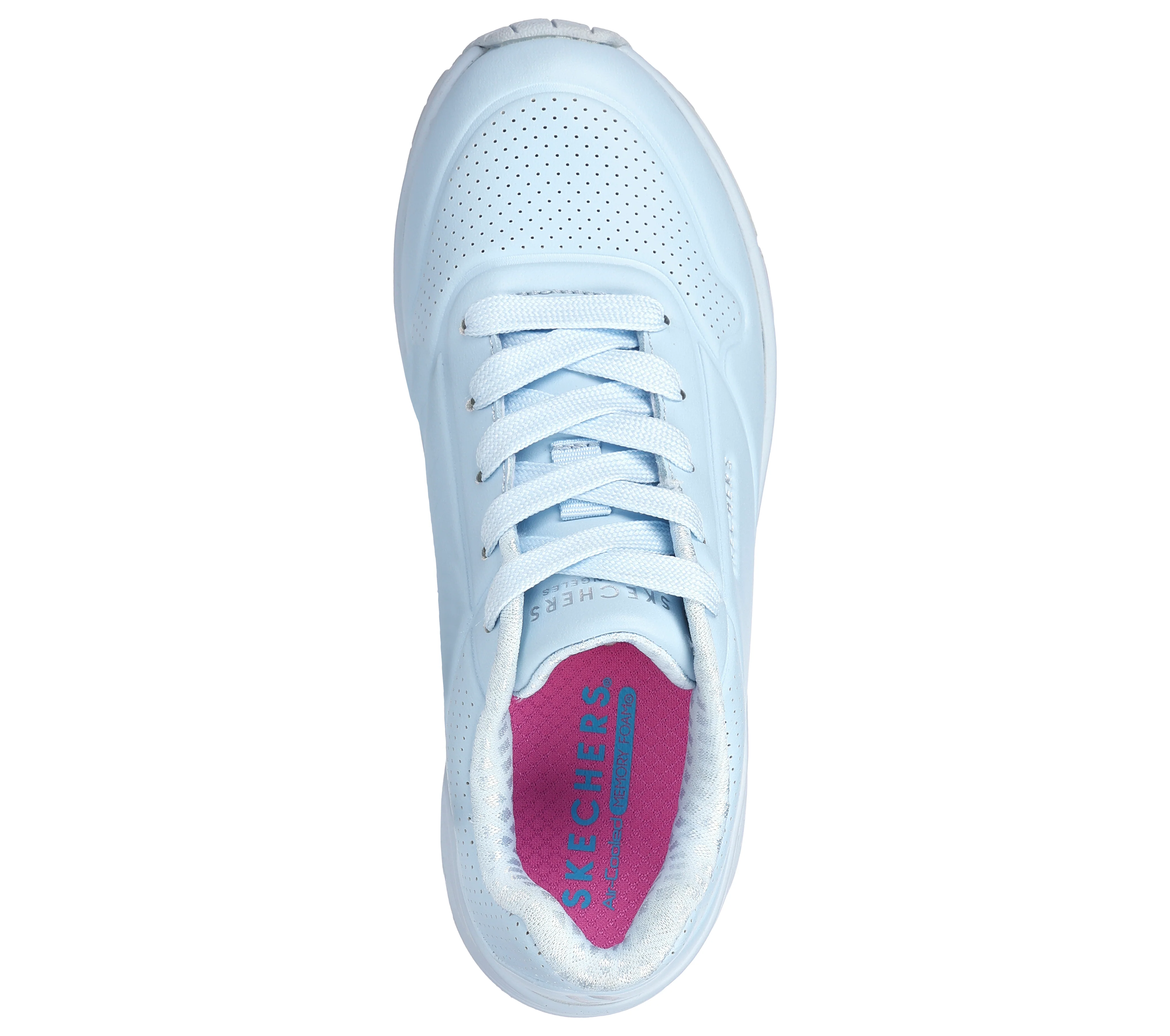 Sneakers azzurre da bambina con suola ad aria Skechers UNO Gen1 - Frosty Kicks - Image 3