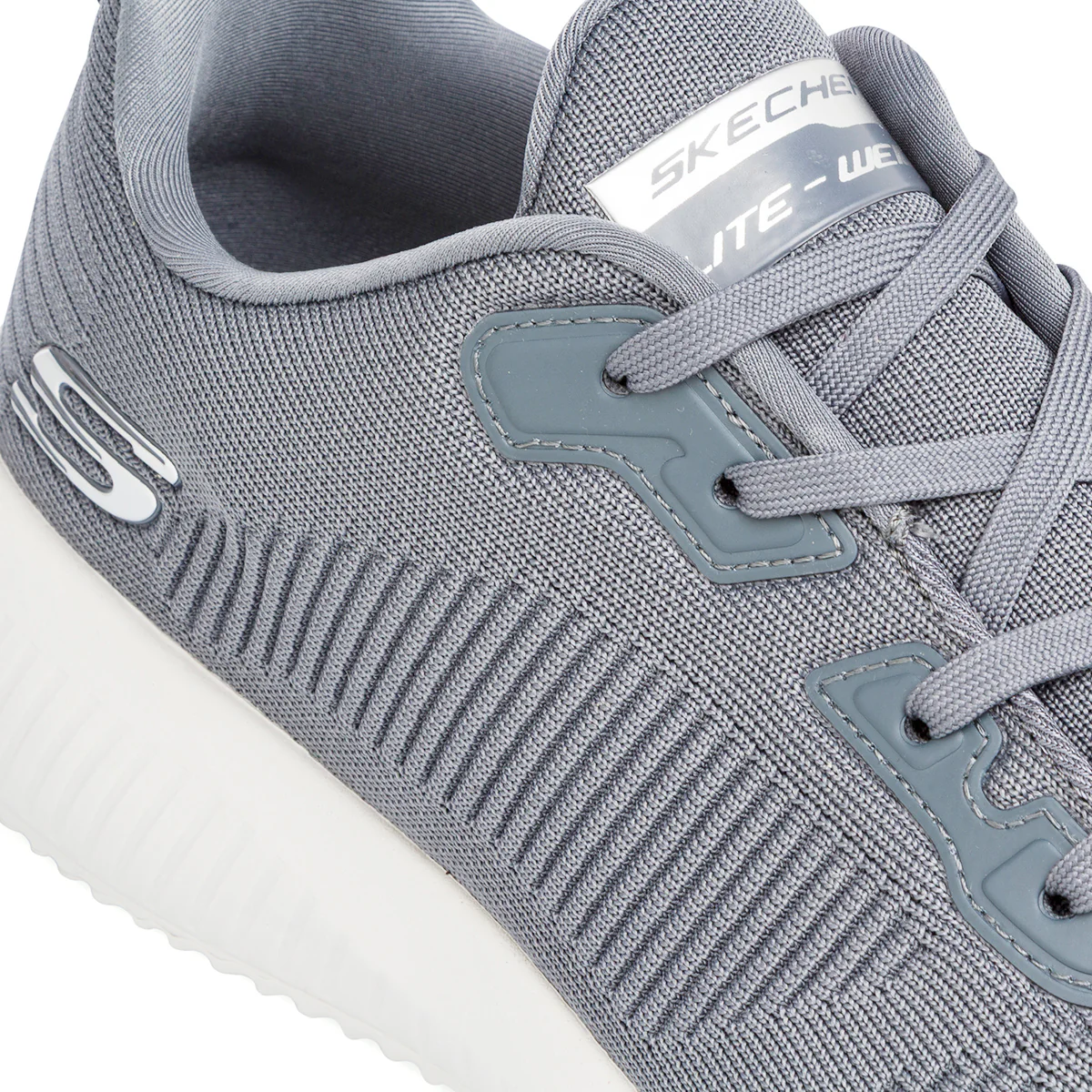 Sneakers azzurro da uomo con soletta Memory Foam Skechers Squad - Image 3