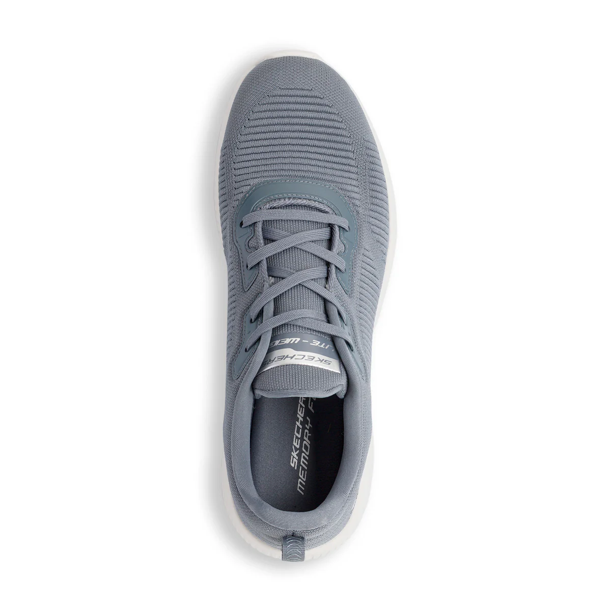 Sneakers azzurro da uomo con soletta Memory Foam Skechers Squad - Image 4