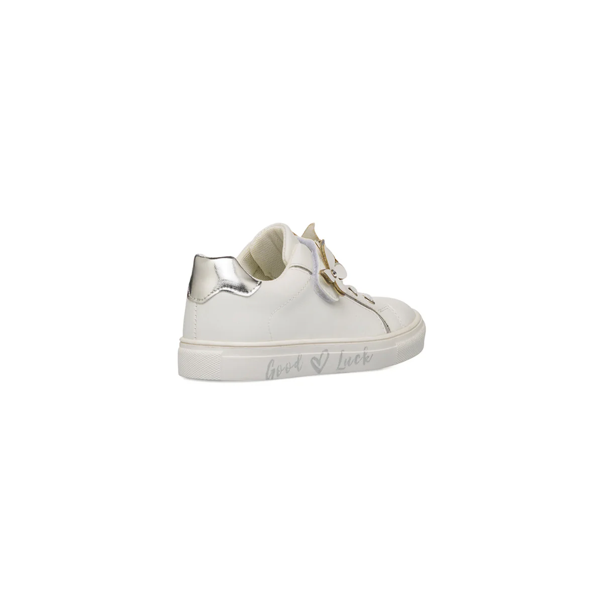 Sneakers Bambina bianche con decorazioni floreali Le Scarpe di Alice - Image 5
