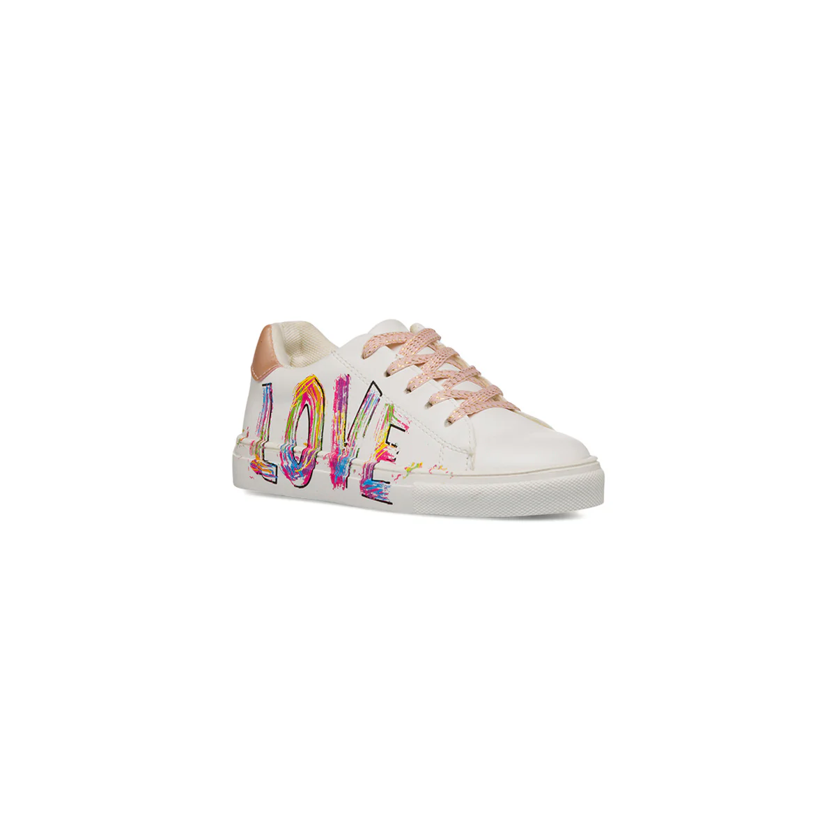 Sneakers Ragazza bianche con scritta LOVE Dieci Baci - Image 2