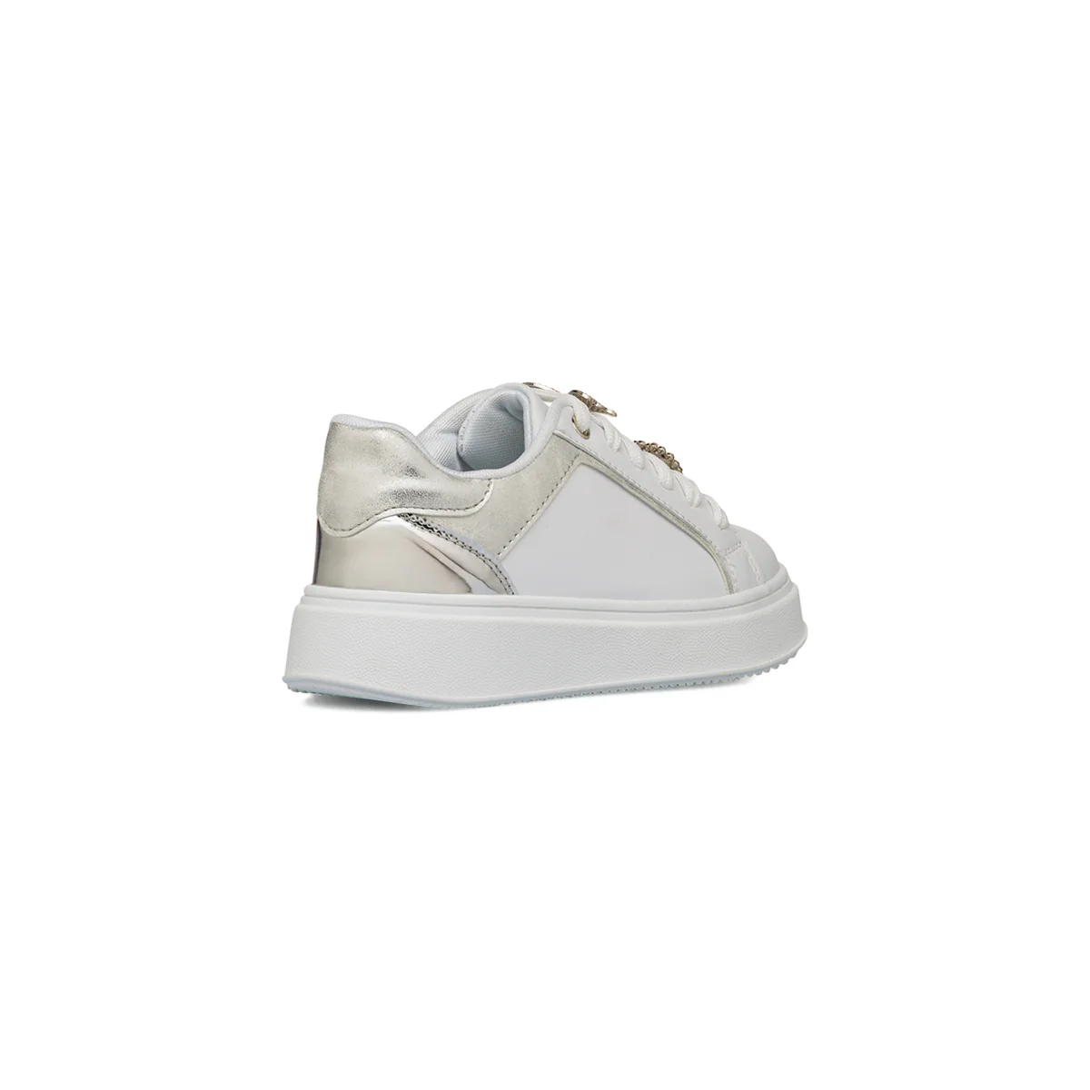 Sneakers Ragazza bianche e argento Dieci Baci - Image 3