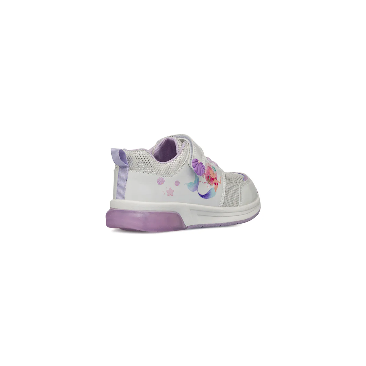 Sneakers Bambina bianche e lilla con luci nella suola Le Scarpe di Alice - Image 6