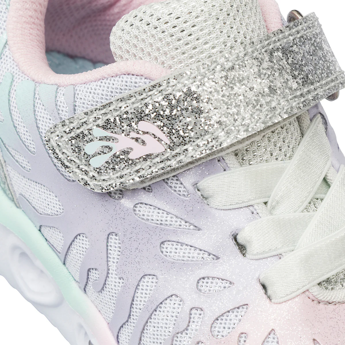 Sneakers Bambina argento con dettagli glitter e luci Le scarpe di Alice - Image 3