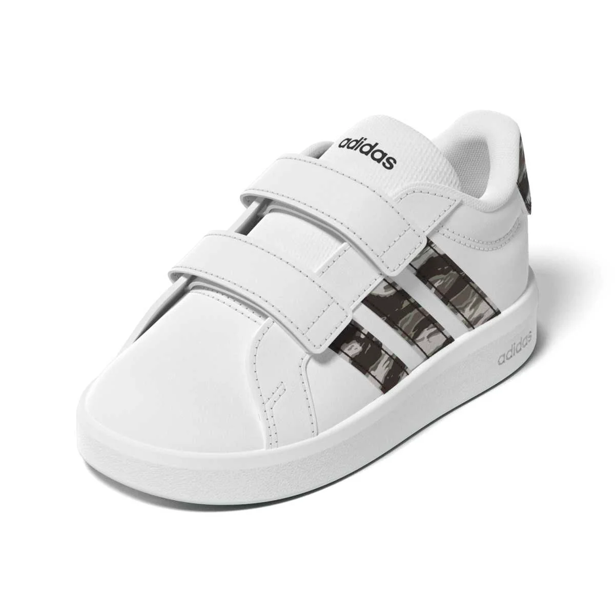 Sneakers Bambino bianche con inserti camouflage adidas Grand Court 3.0 - Image 9