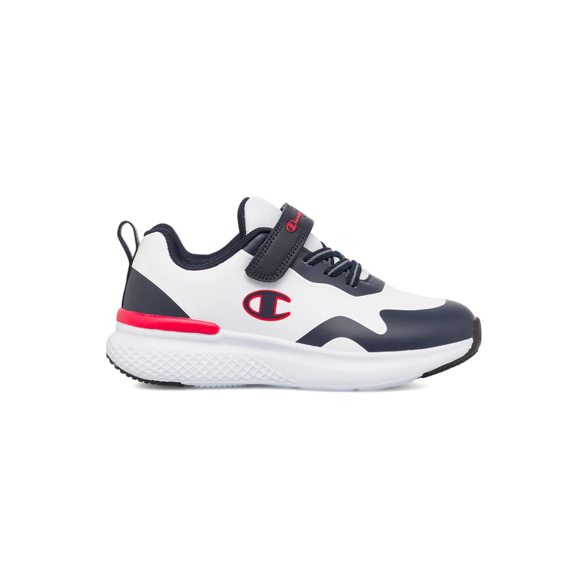 Sneakers bambino bianche e blu con logo Champion Bold Winter