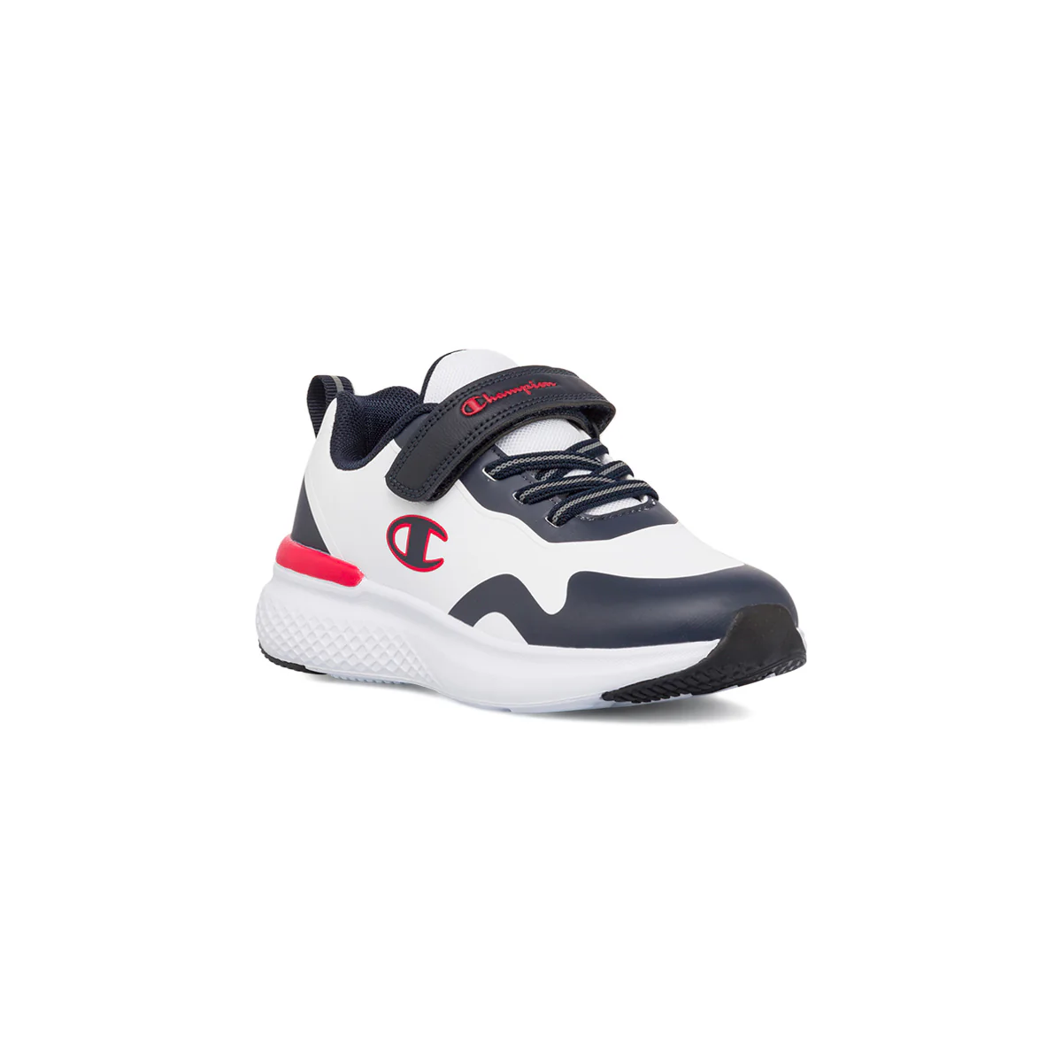 Sneakers bambino bianche e blu con logo Champion Bold Winter - Image 2