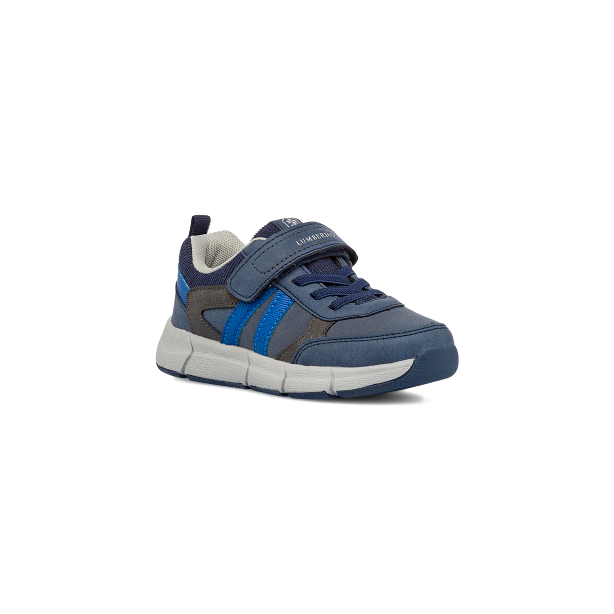 Sneakers bambino blu  e grigie con logo Lumberjack Zazu - Image 2