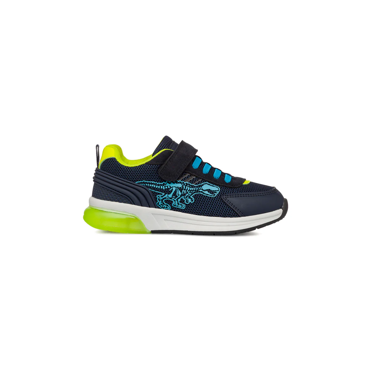 Sneakers Bambino blu e verde con luci nella suola Birilli&Monelli - Image 2