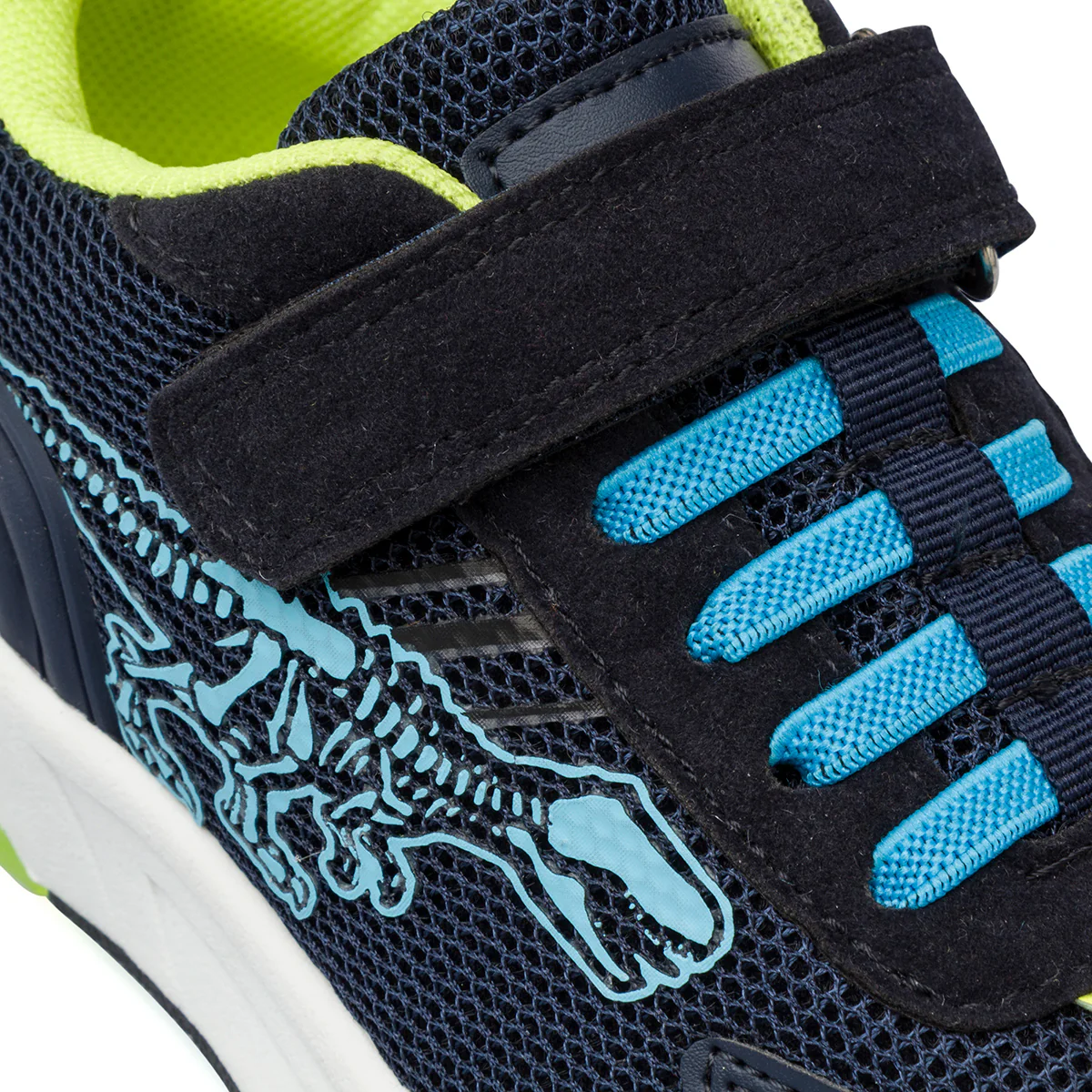 Sneakers Bambino blu e verde con luci nella suola Birilli&Monelli - Image 3