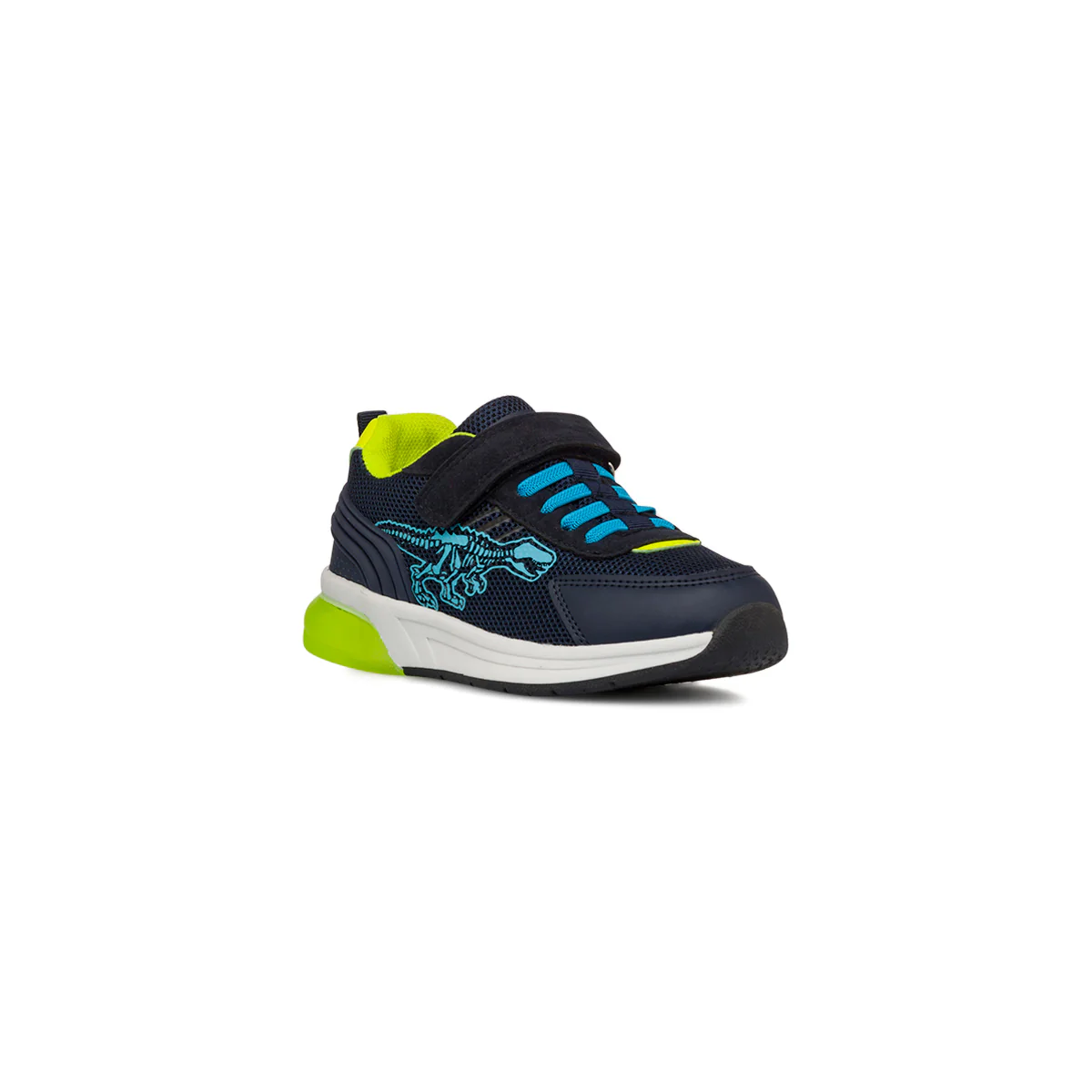 Sneakers Bambino blu e verde con luci nella suola Birilli&Monelli - Image 4