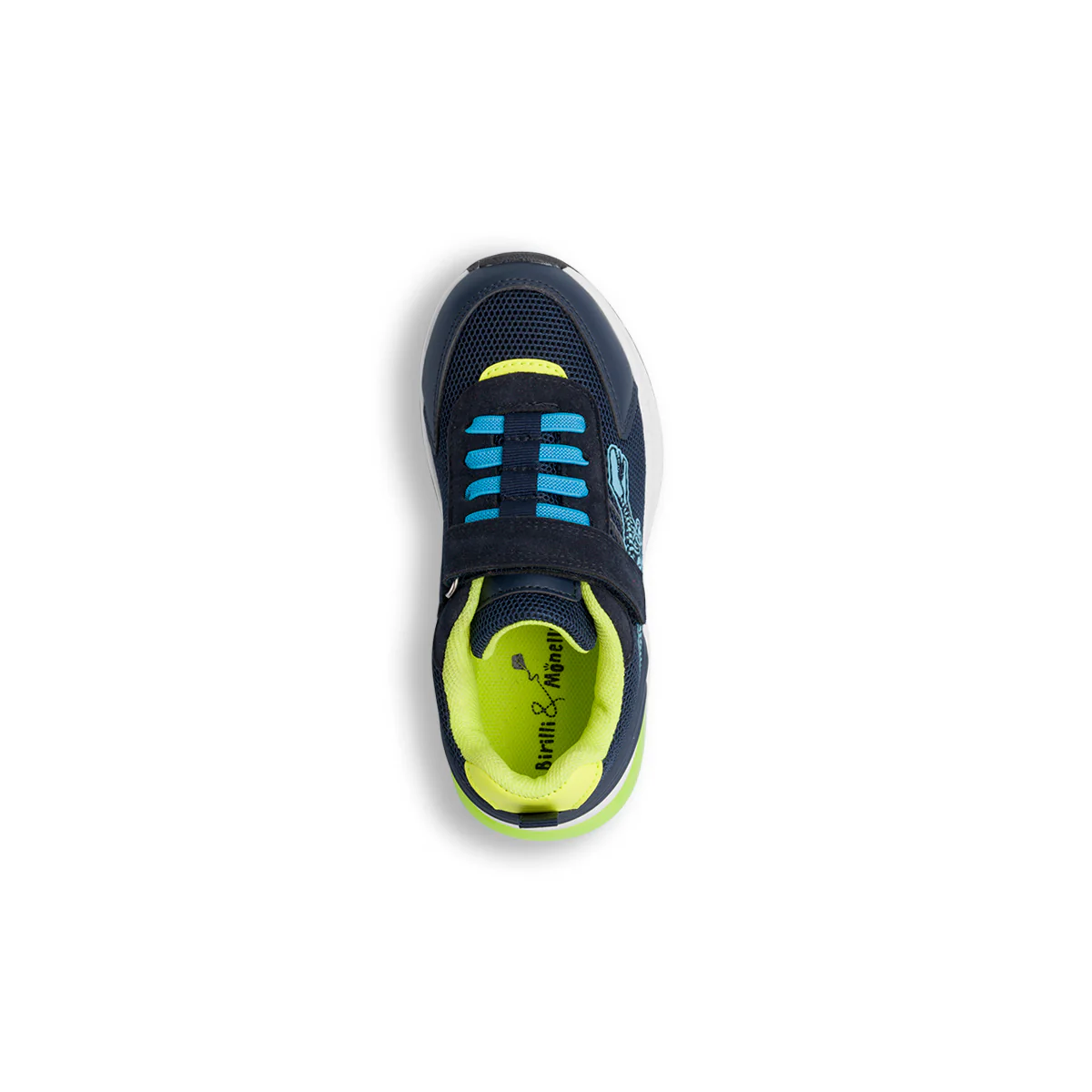 Sneakers Bambino blu e verde con luci nella suola Birilli&Monelli - Image 5