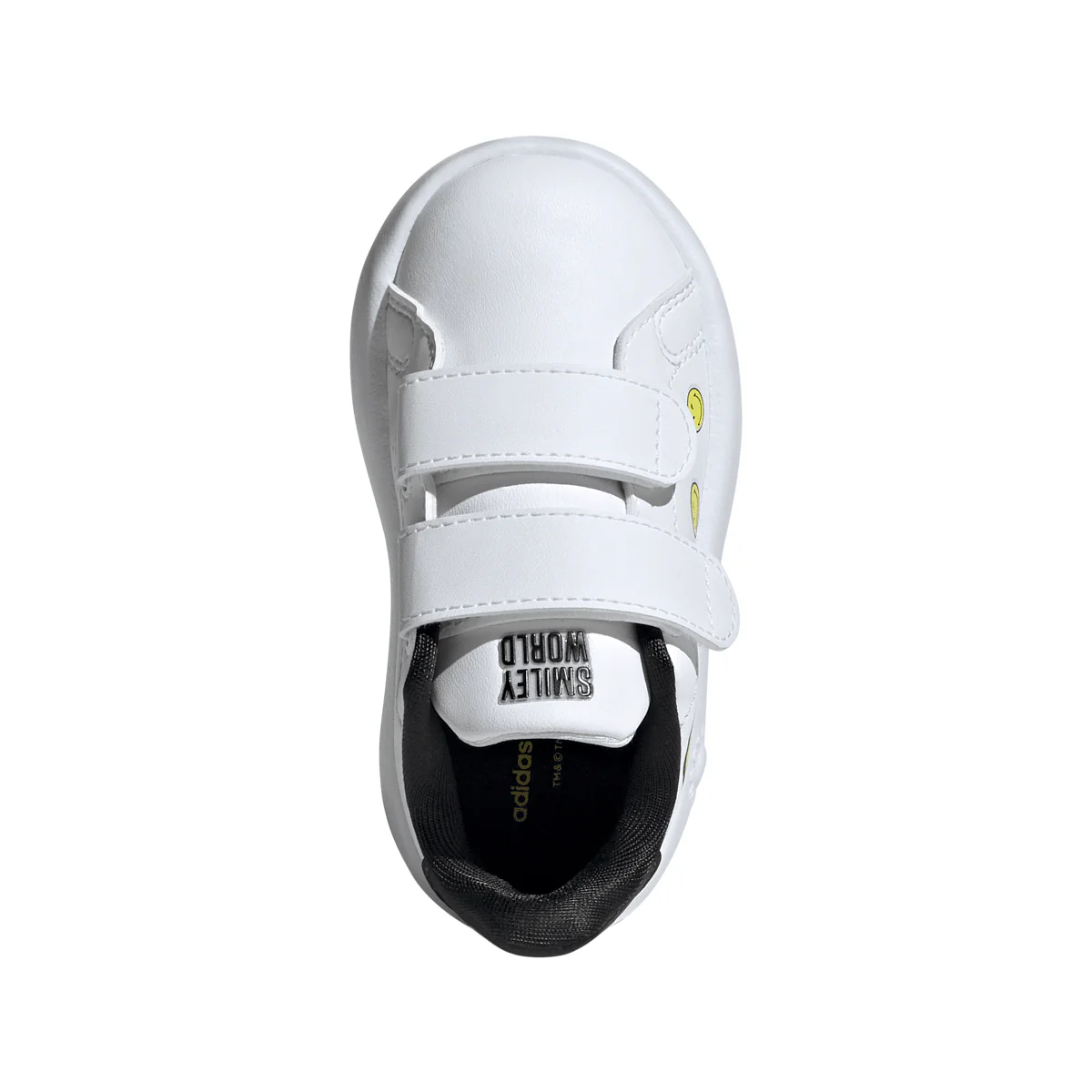 Sneakers bambino primi passi bianche con stampa smile adidas Advantage Smiley - Image 10