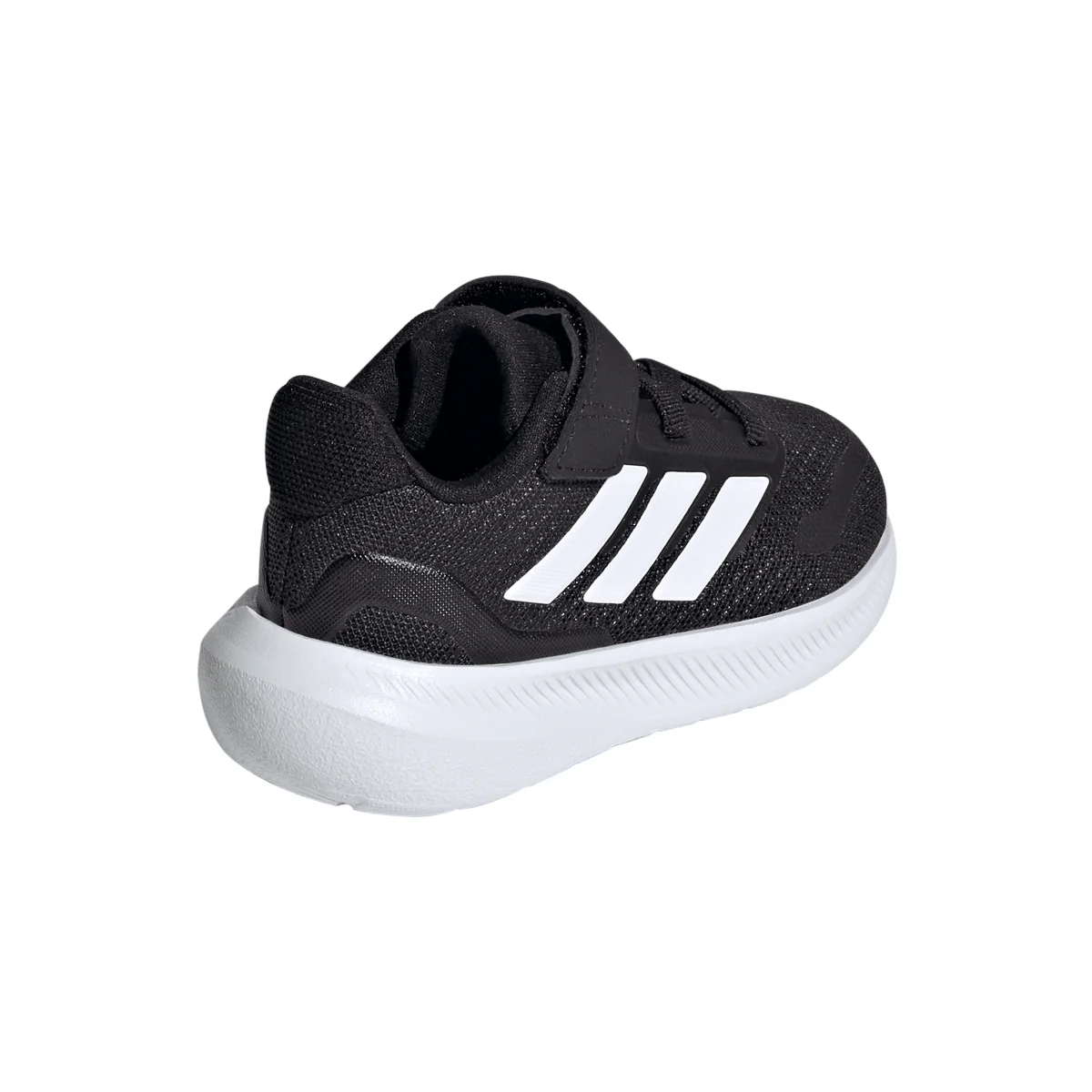 Sneakers bambino primi passi nere Runfalcon 5 con logo adidas - Image 4