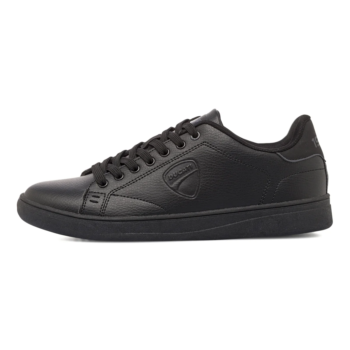 Sneakers basse casual nere da Uomo con logo Ducati