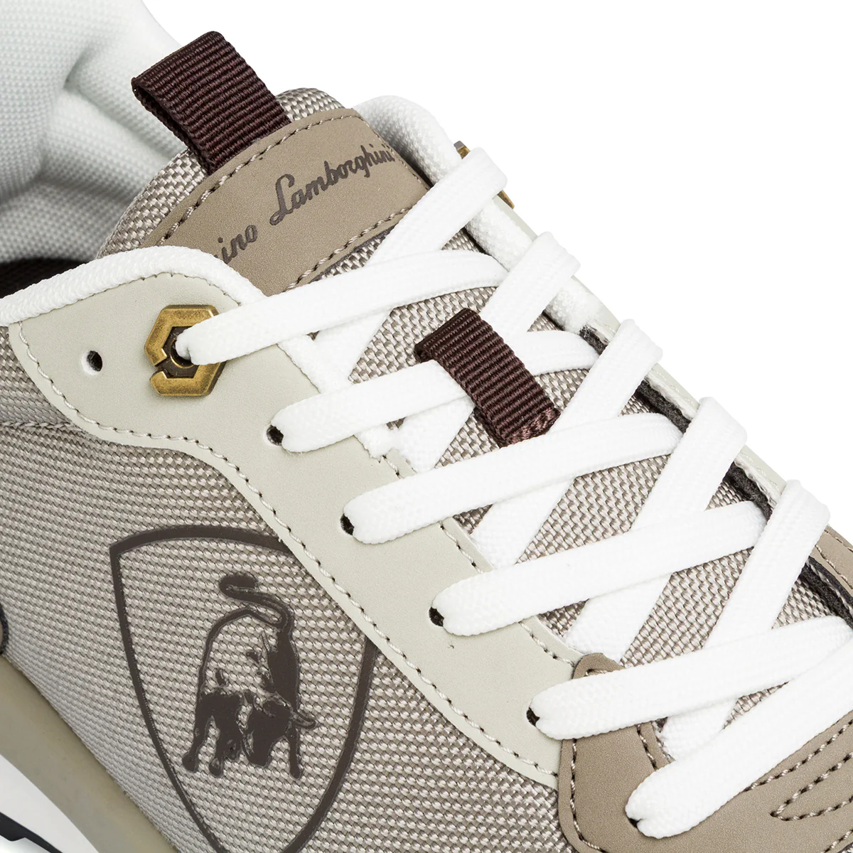 Sneakers beige casual da Uomo con logo Tonino Lamborghini - Image 4