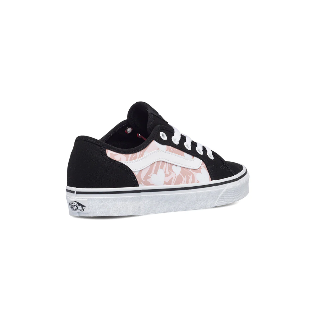 Sneakers beige da donna con cuoricini Vans Filmore Decon - Image 3