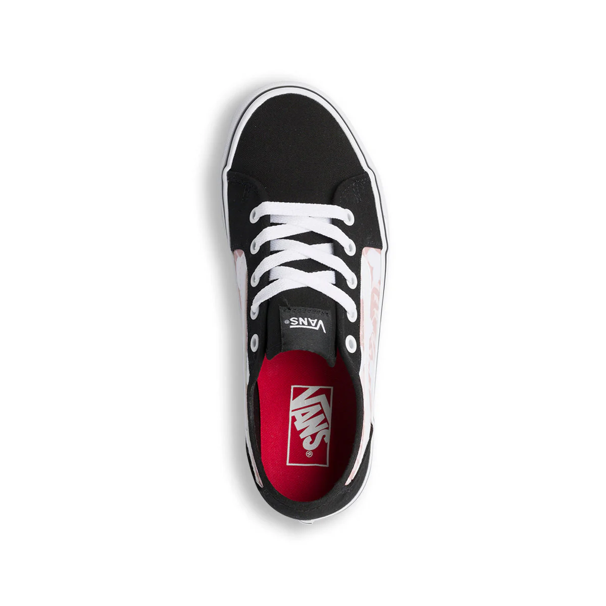 Sneakers beige da donna con cuoricini Vans Filmore Decon - Image 6