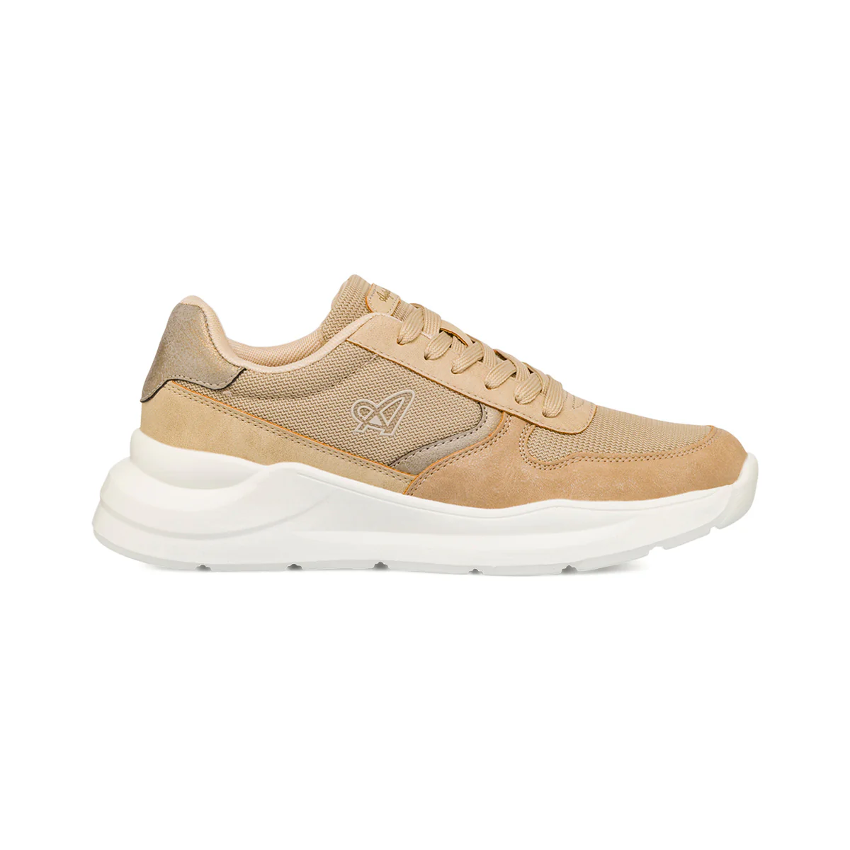 Sneakers beige da Donna con dettagli glitter in memory comfort Australian Daisy