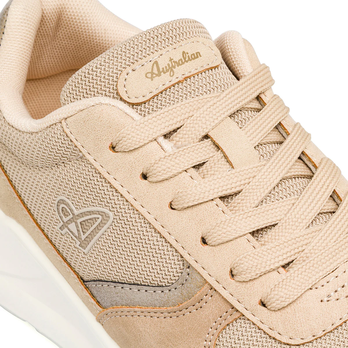 Sneakers beige da Donna con dettagli glitter in memory comfort Australian Daisy - Image 5