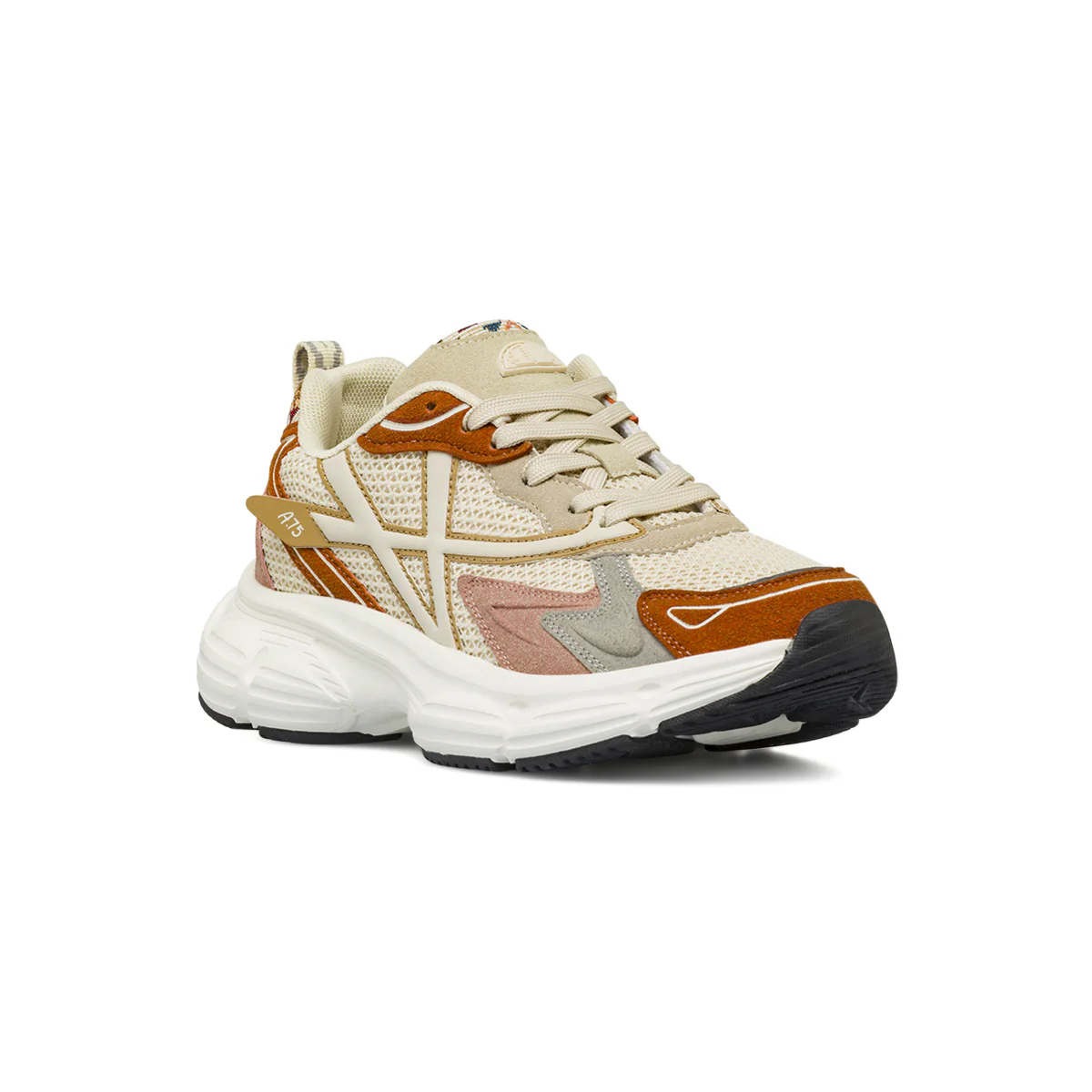 Sneakers Beige da Donna con inserti effetto scamosciato Americanino - Image 2